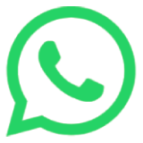 Green WhatsApp logo with phone icon